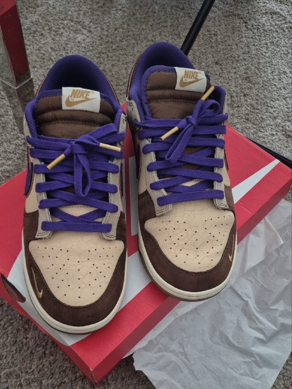Nike Dunk Stetsubun Purple / Brown / Cream - Picture 2 of 6